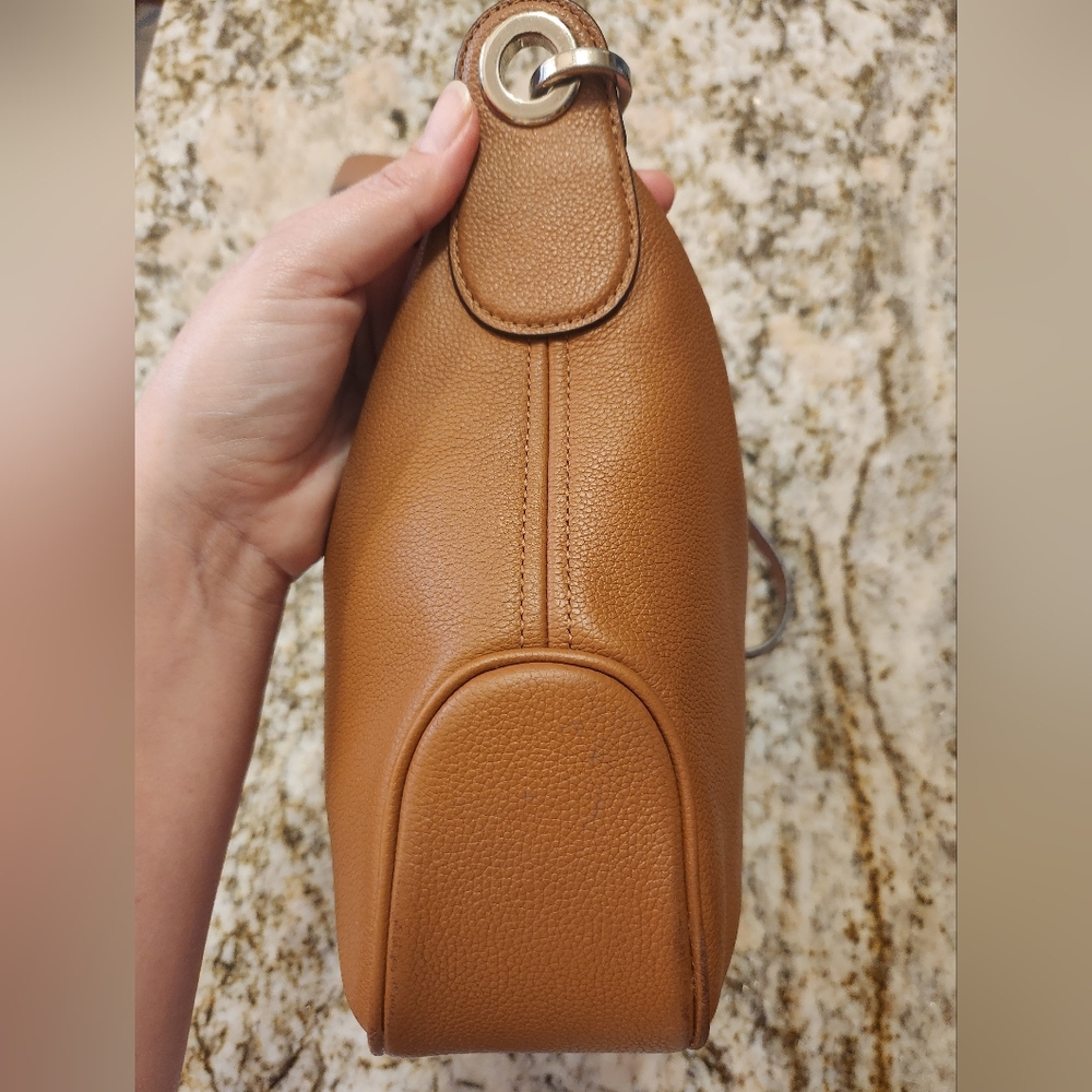 Kate Spade Purse, Camel, Tan Pebbled Leather Shoulder Bag. EUC Warm Gingerbread - Picture 9 of 16